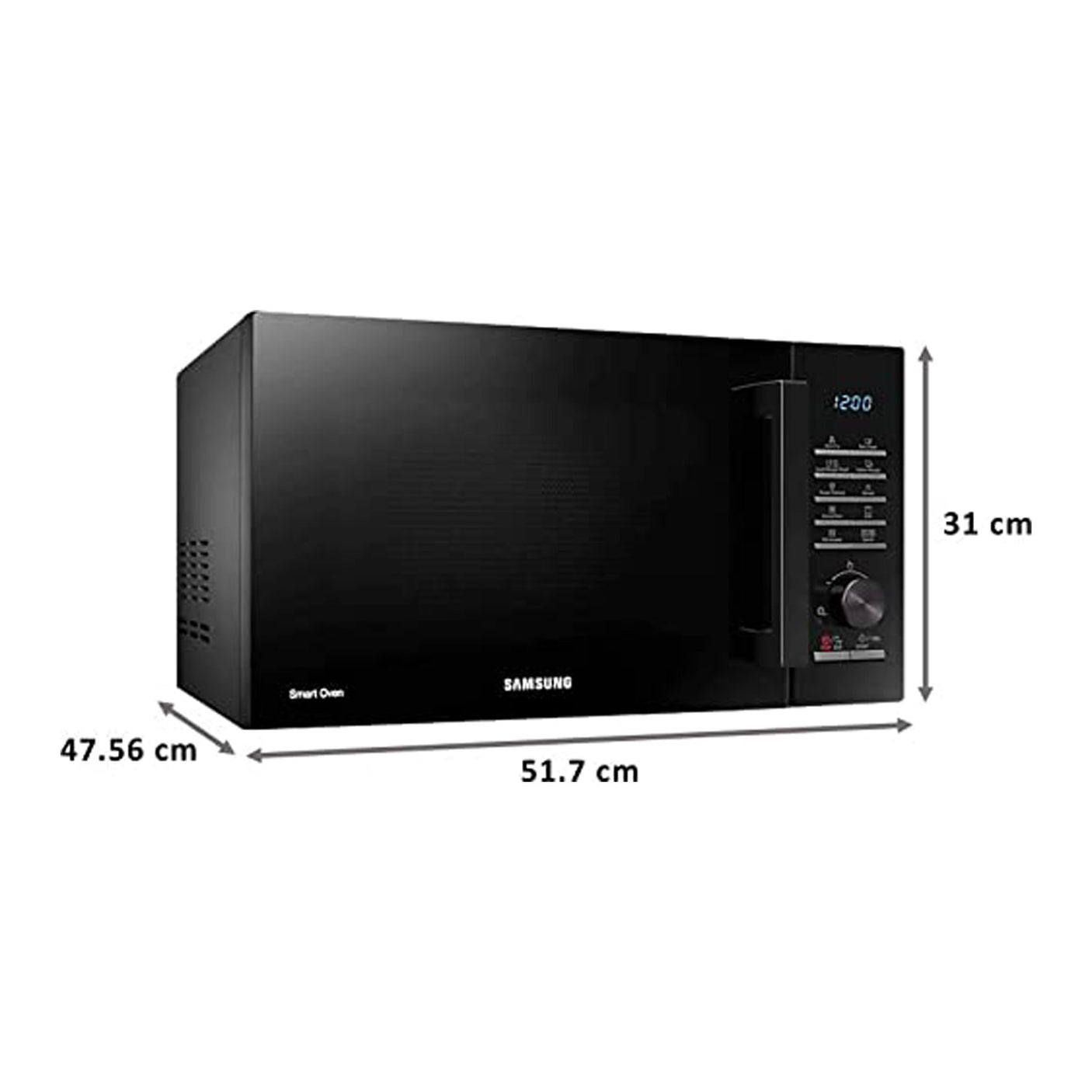 Best Microwave: Samsung 28L, SlimFry, Black.