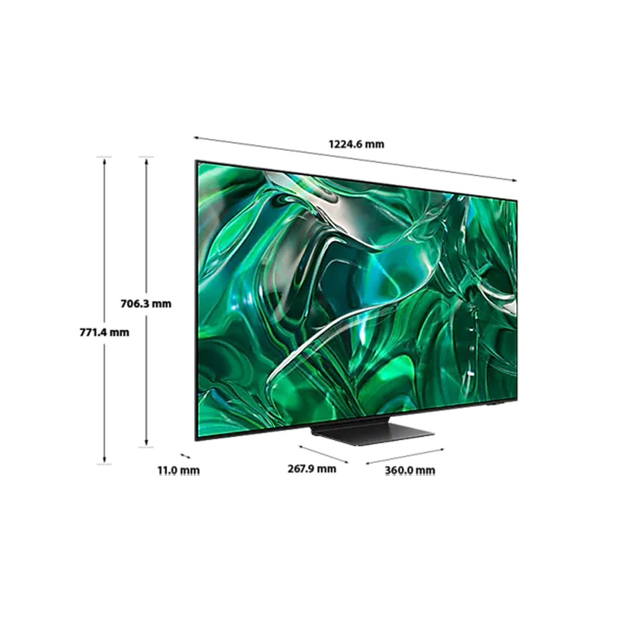 Upgrade home with Samsung's 55" S95C 4K OLED Smart TV (2023) – epitome of modern tech.