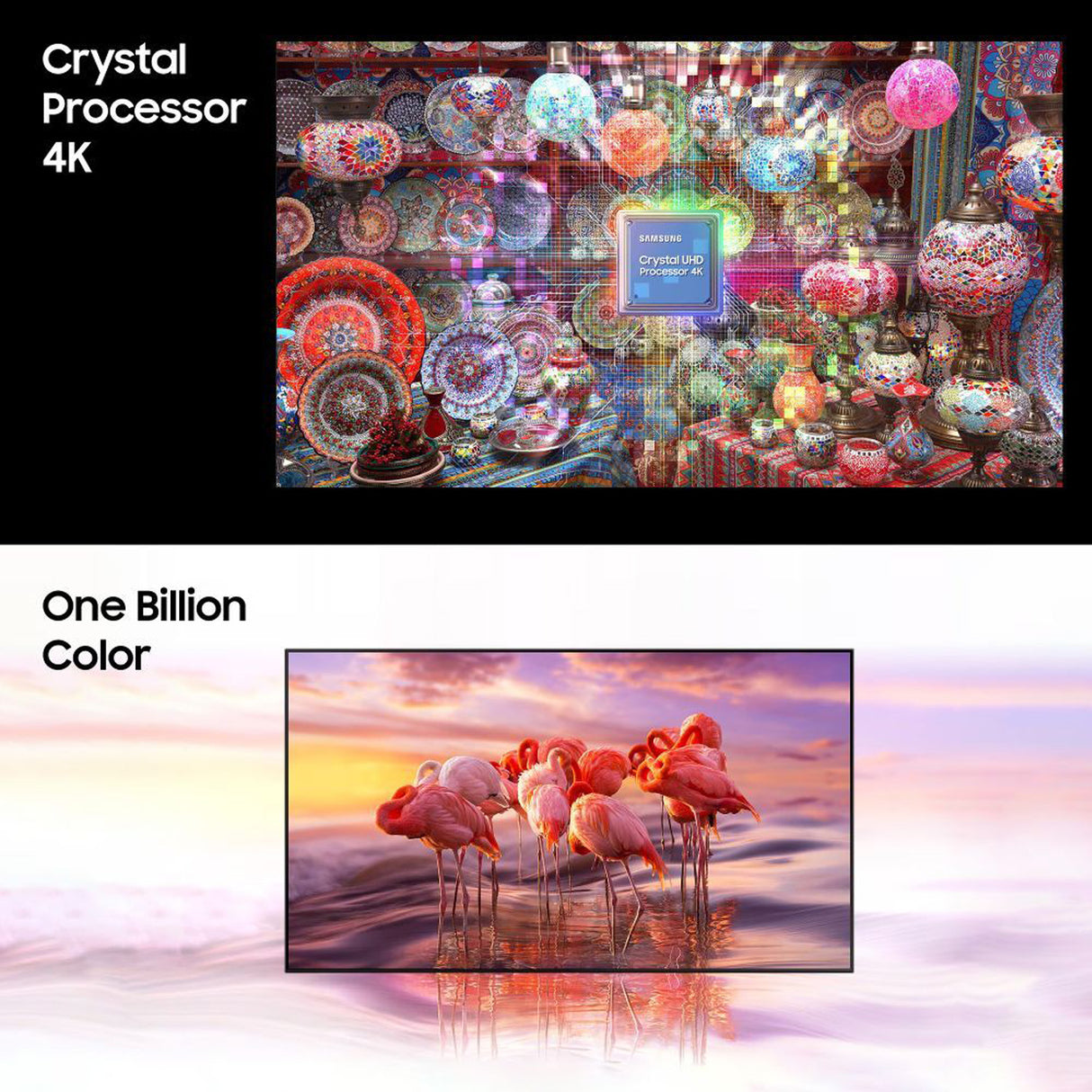 CU7700 Smart TV: A blend of intelligence and clarity in a 75" display.
