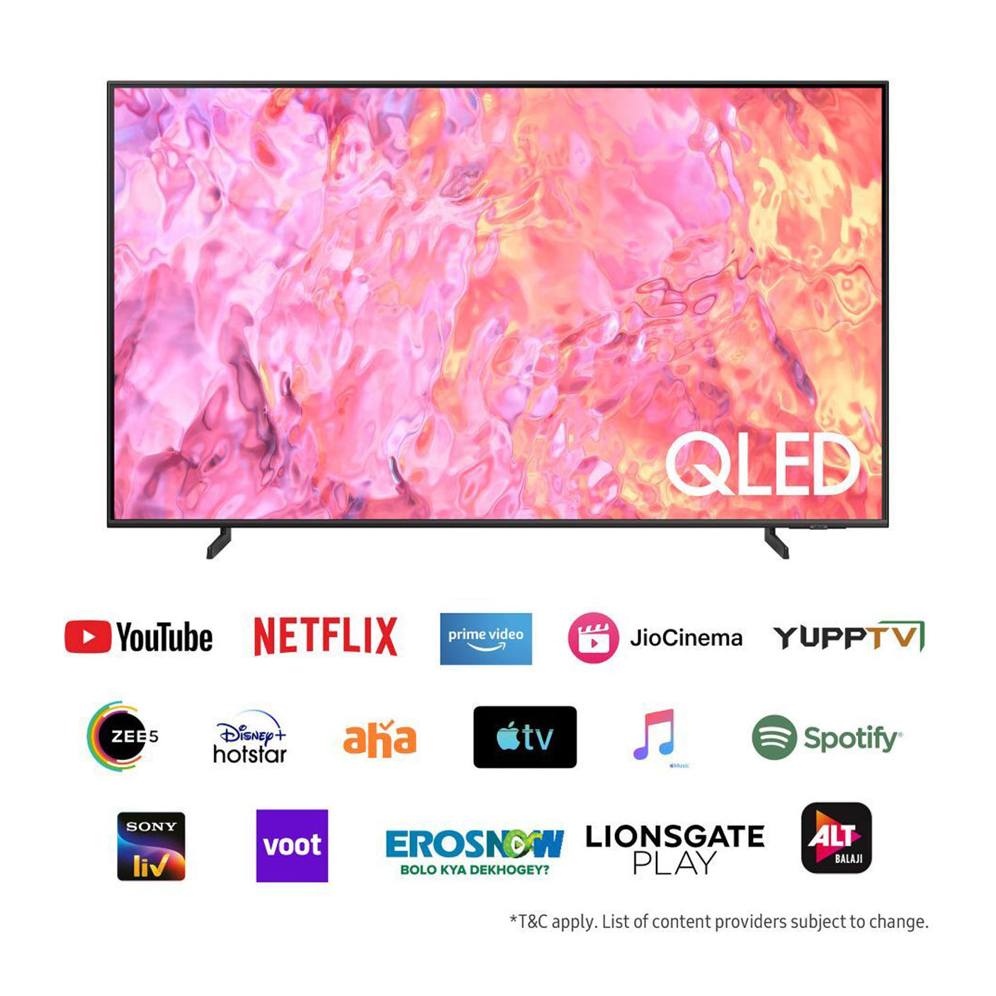 Samsung QLED 43" Q60C - Future-ready 4K TV.