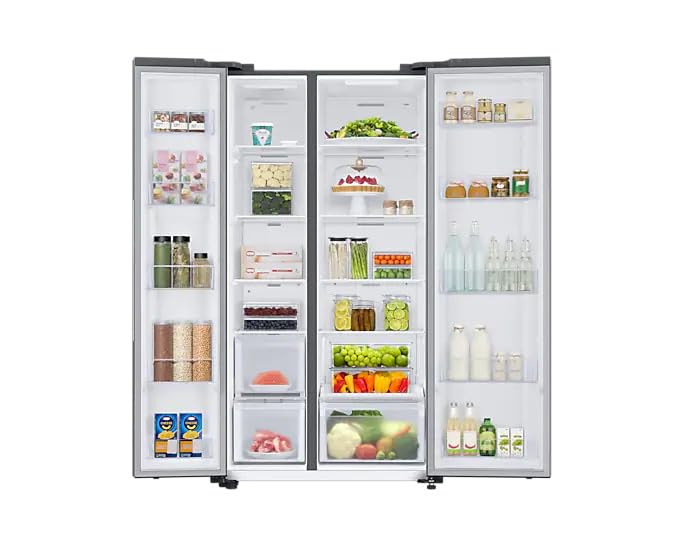 Samsung 653 L Smart Conversion Side By Side Refrigerators (RS76CG80X0S9)