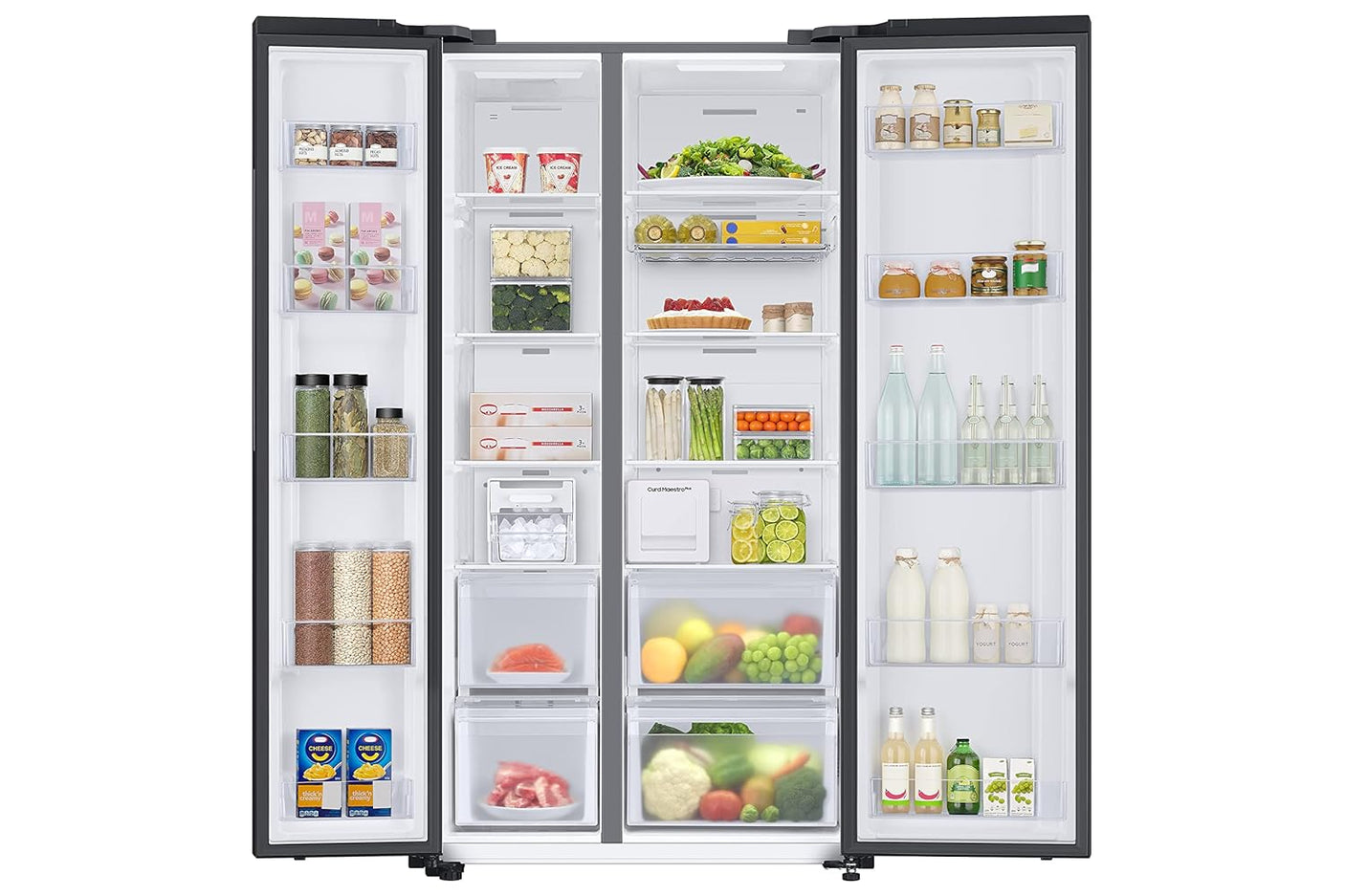 Samsung 644L 5-in-1 Side-by-Side Refrigerator (RS76CG8133B1)