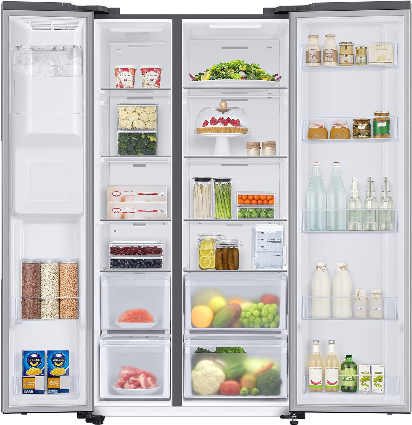 Samsung 633L 5-in-1 Side-by-Side Refrigerator (RS78CG8543SL)