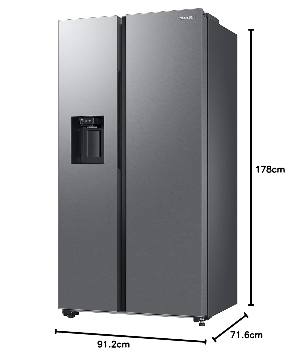 Samsung 633L 5-in-1 Side-by-Side Refrigerator (RS78CG8543SL)