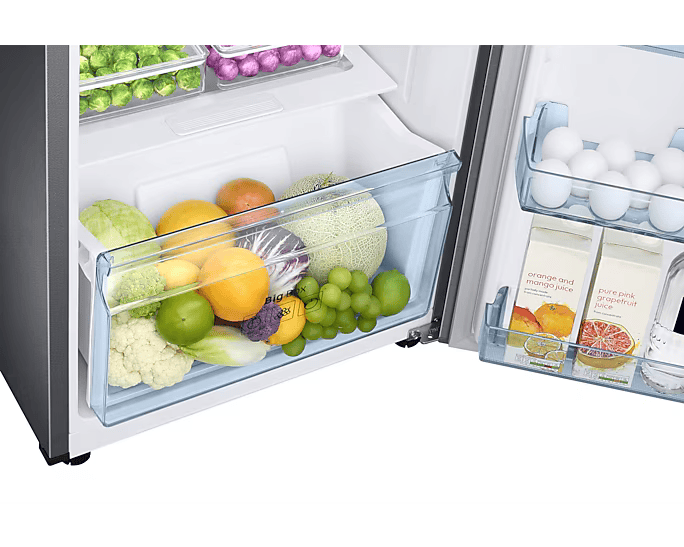 Samsung 236L Frost-Free Double Door Refrigerator, 2 Star, Elegant Inox (RT28C3042S8)