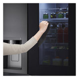 LG 630 L 3 Star Frost Free Side by Side Refrigerator, Matt Black, X257AMC3