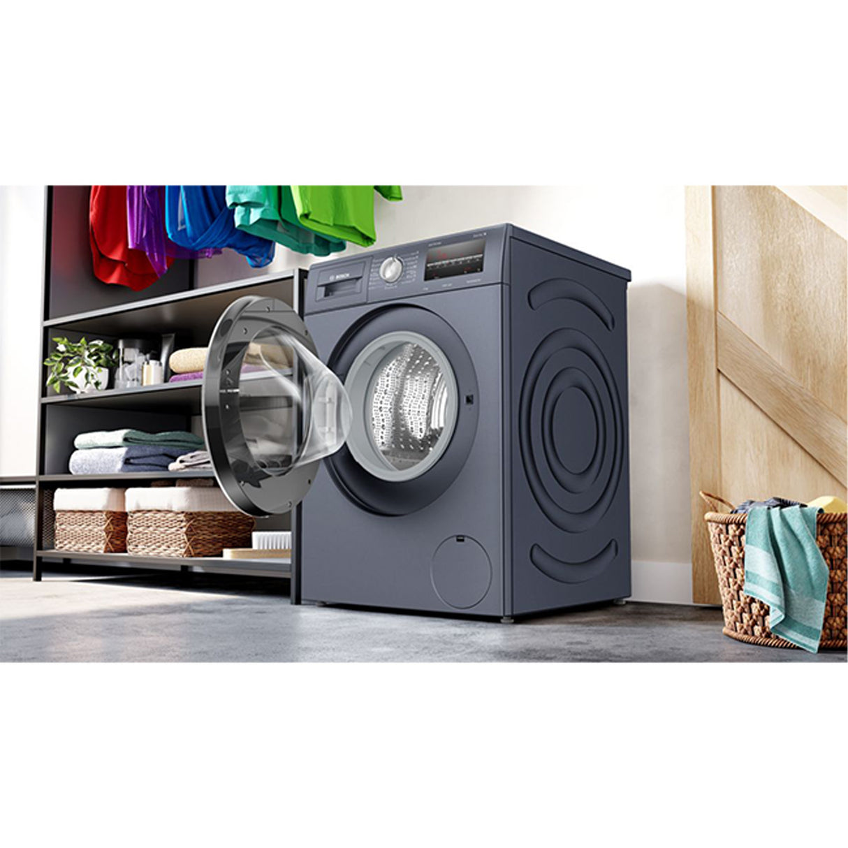 Powerful cleaning: Bosch Series 6 Front Load - 8 kg, 1400 RPM.