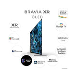 Elevate with Sony Bravia 65" 4K OLED TV - Smart, sleek Black.