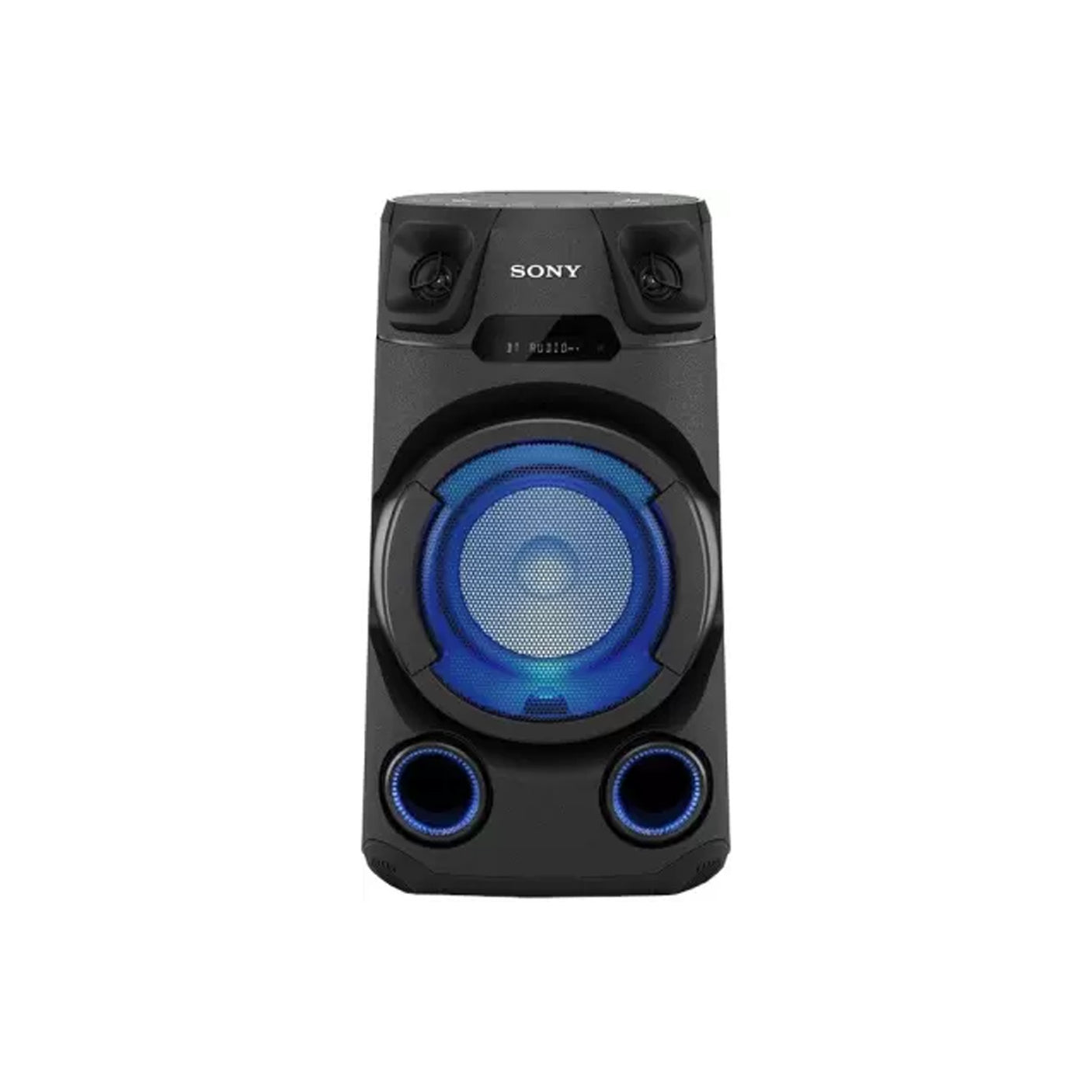 Sony MHC-V13 Portable Party Speaker - Black, sleek design.