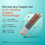 Aquaguard Enrich Superio UV+UF+SS 2X Water Purifier | Stainless Steel Tank, Active Copper, Black
