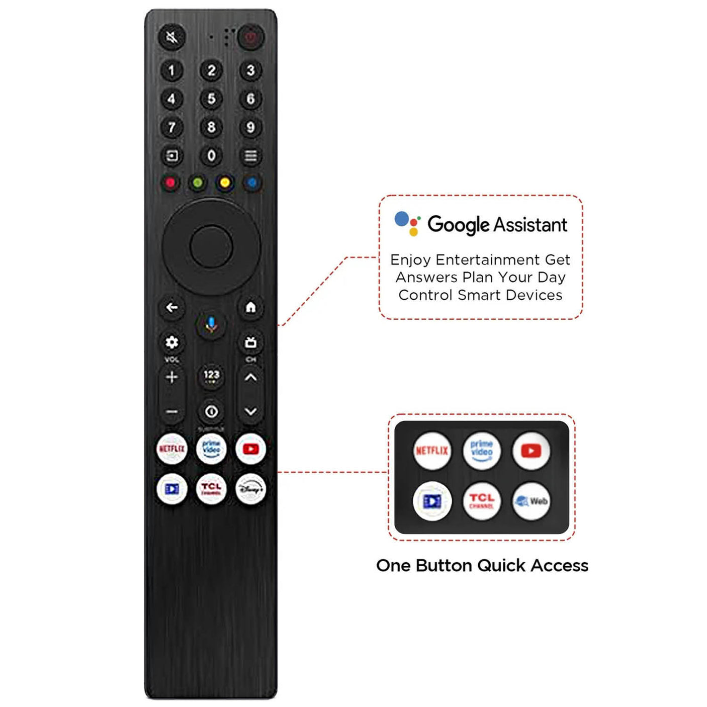 TCL 139 cm (55 inches) 4K Ultra HD Smart QD-Mini LED Google TV 55C6KS (2025 Model, Dolby Vision & Atmos, Hands-Free Voice Control,)