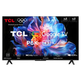 TCL P6K Series 108 cm (43 Inch) 4K Ultra HD LED Google TV – Metallic Bezel-less, AIPQ Processor, Dolby Audio – 43P6K
