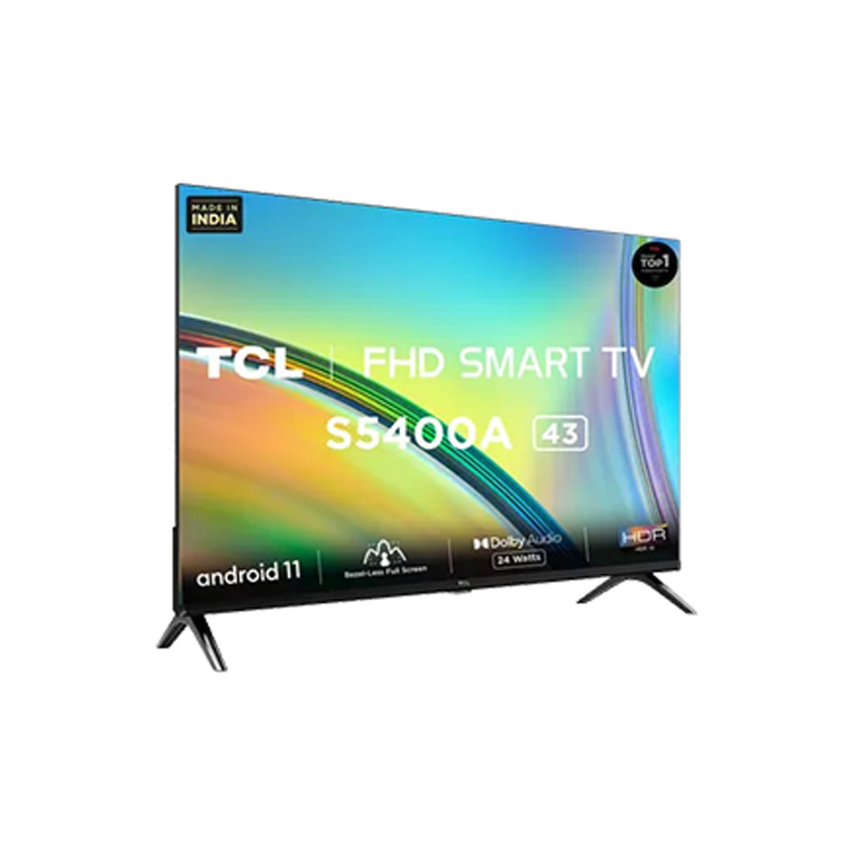 Enjoy Dolby Audio on TCL 43S5400A 43" Smart Android TV with Internet Capabilities