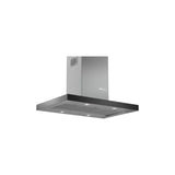 Bosch Serie- 4 Island hoods 90 cm 800 m3/hr Stainless Steel Chimney (DIB098G50I, 3 Baffle Filters, Steel/Silver)