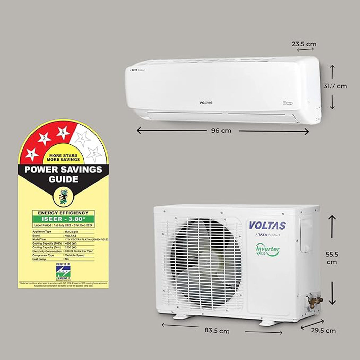 Advanced HVAC Technology: Voltas 1.5 Ton Split AC with Copper Coil (2023)