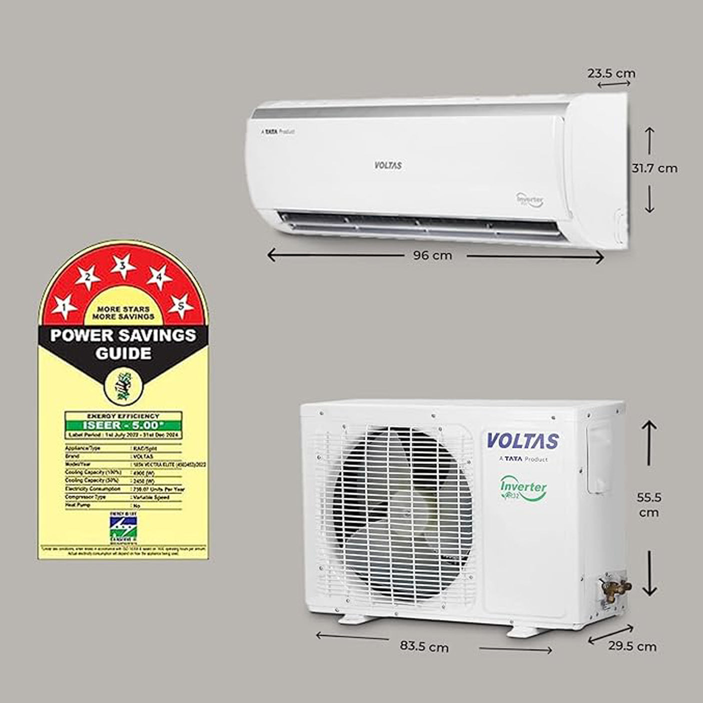 HVAC Excellence: Energy-Efficient Voltas Inverter Split AC