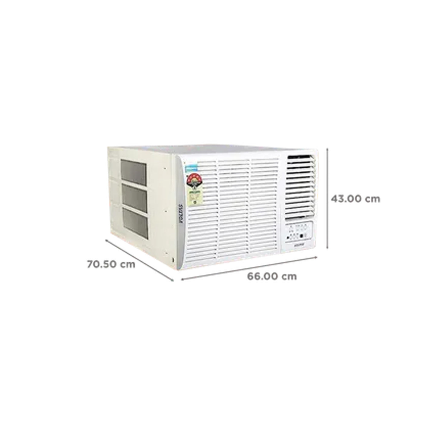 Optimal Cooling Performance: Voltas Inverter Window AC - Convertible, Elite Model