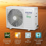 Top-Notch Cooling: Voltas 1 Ton 3-Star Inverter AC, Copper, 2023 Model, White