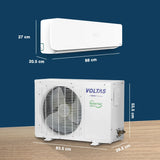 Voltas 1.5 Ton, 3 Star Adjustable Inverter Split AC (183V Vectra Pristine)