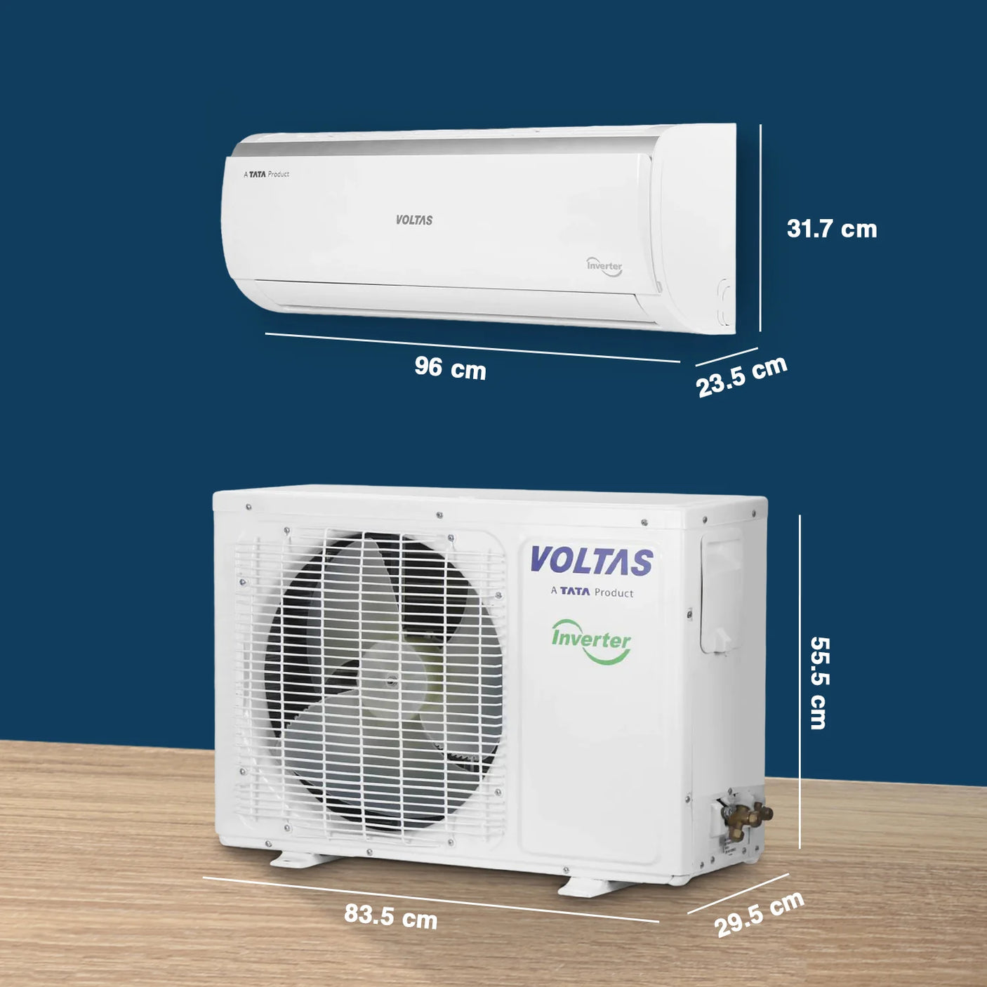 Voltas 2.0 Ton 3 Star Split Air Conditioner 243V Vectra Elite