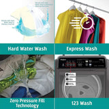 Whirlpool 7.5kg 5-Star Fully-Automatic Top Load Washer (WHITEMAGIC ELITE 7.5 GREY 10YMW - 31370)