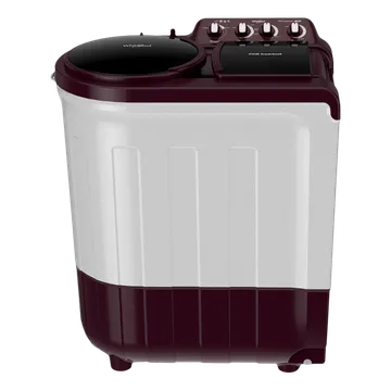 Whirlpool 7 KG 5 Star Semi Automatic Top Load Washing Machine | Super Soak Technology (Ace Super Soak, Wine)