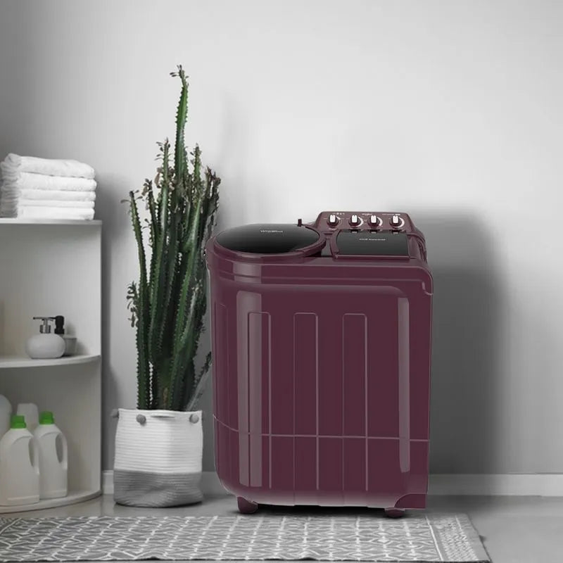 Whirlpool 7.5Kg Ace Super Soak Wine Dazzle Semi Automatic Top Load Washing Machine (Wine Dazzle) (30274)