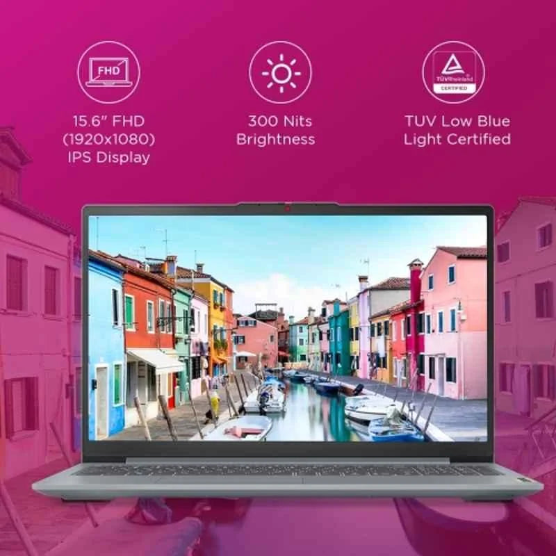 Lenovo IdeaPad Slim 3 Intel Core i3 13th Gen Windows 11 Home Laptop, 82X700G3IN ( Arctic Grey, 8GB-512GB )