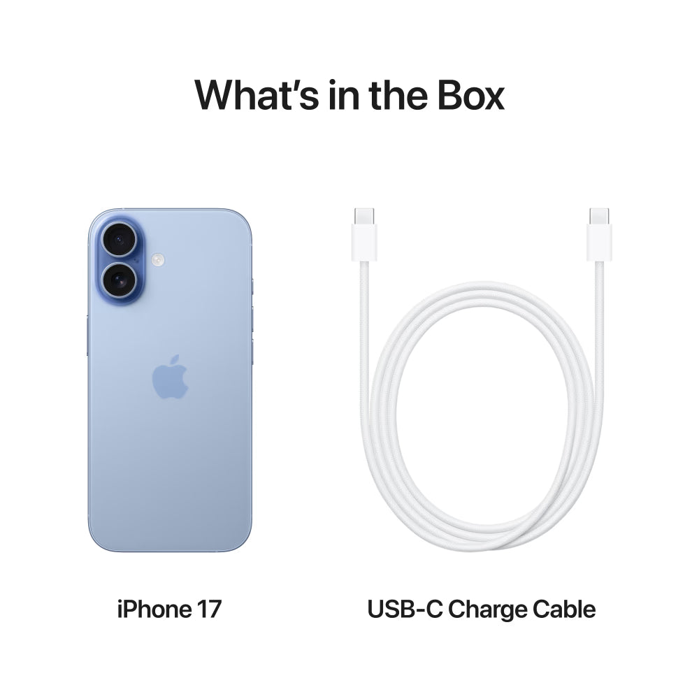 Apple iPhone 17 (256GB Storage, Mist Blue)