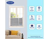 Carrier 1.5Ton 3 Star Copper, Dust Filter & Turbo Mode Window Fixed Speed Air Conditioner(ESTRELLA EX 3 STAR, White)