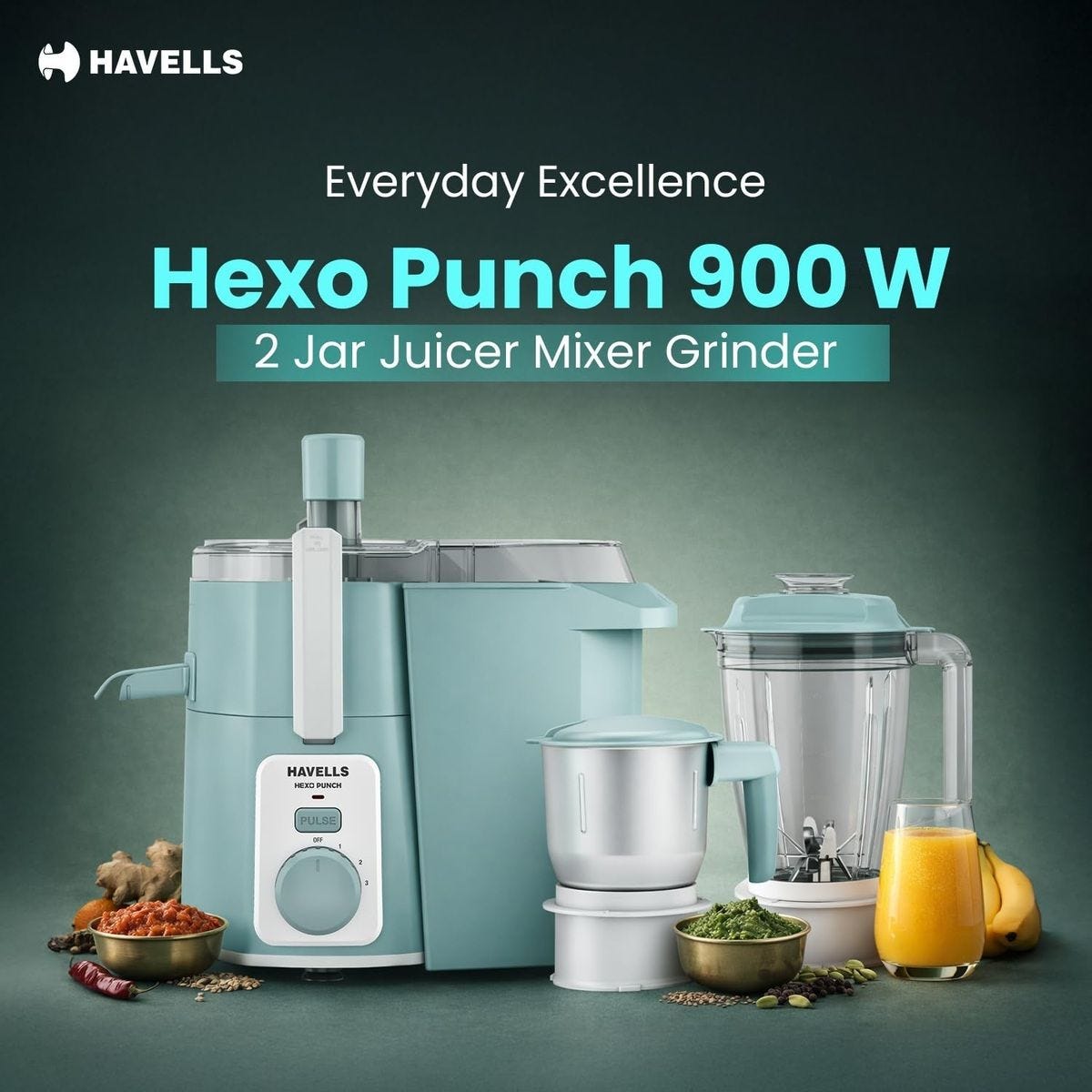 Havells Hexo Punch 2 Jar JMG front view