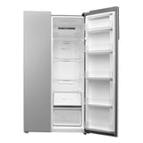 Haier 630 L Side-by-Side Refrigerator, Magic Cooling (Shiny Steel) (HRS 682SS)