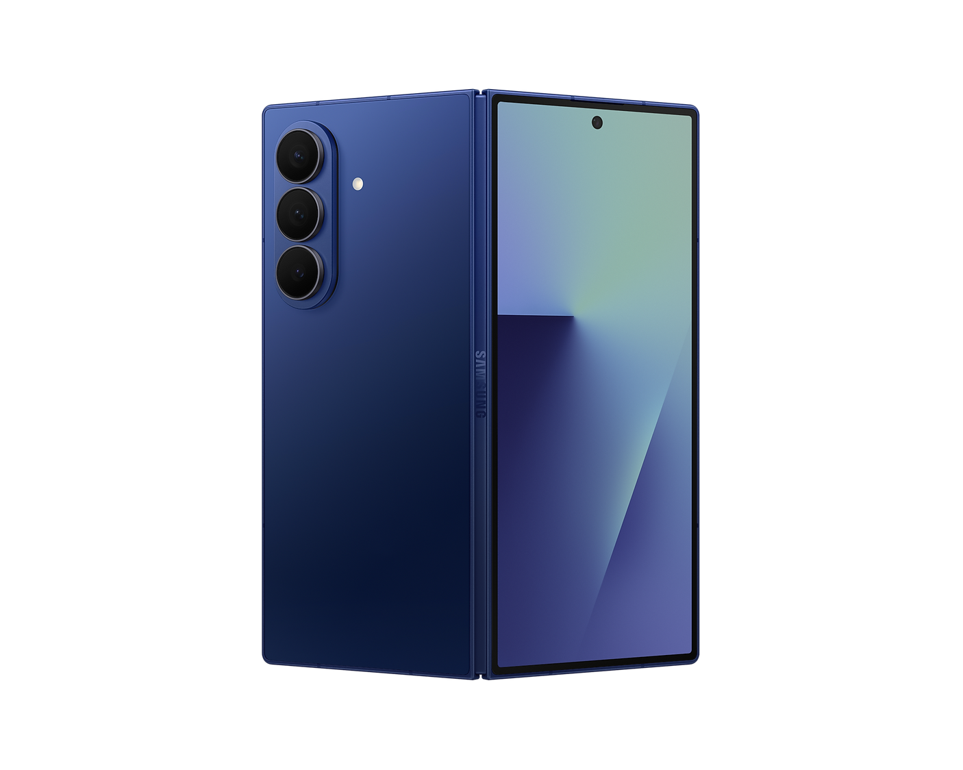 Samsung Galaxy Z Fold 7 5G Smartphone with Galaxy AI (Blue Shadow, 12GB RAM, 256GB Storage), Ultra Sleek Design with 200MP Camera, Powerful Snapdragon 8 Elite, Google Gemini