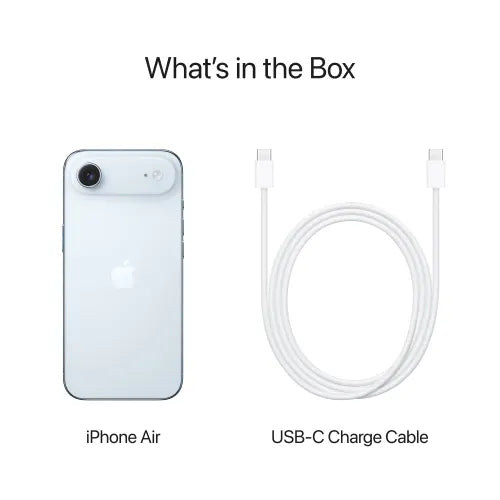 Apple iPhone Air (512GB Storage, Sky Blue)