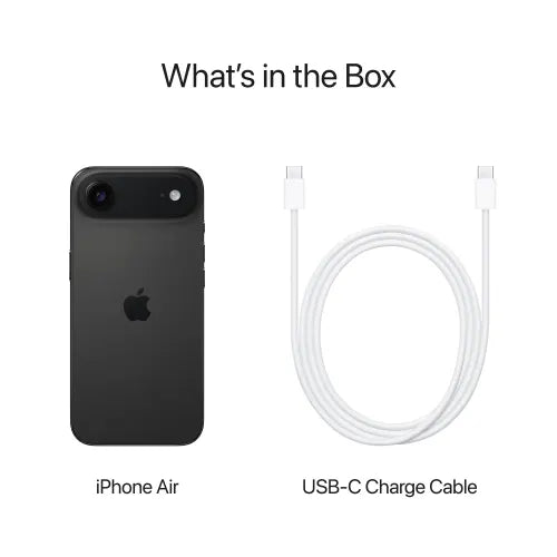 Apple iPhone Air (256GB Storage, Space Black)