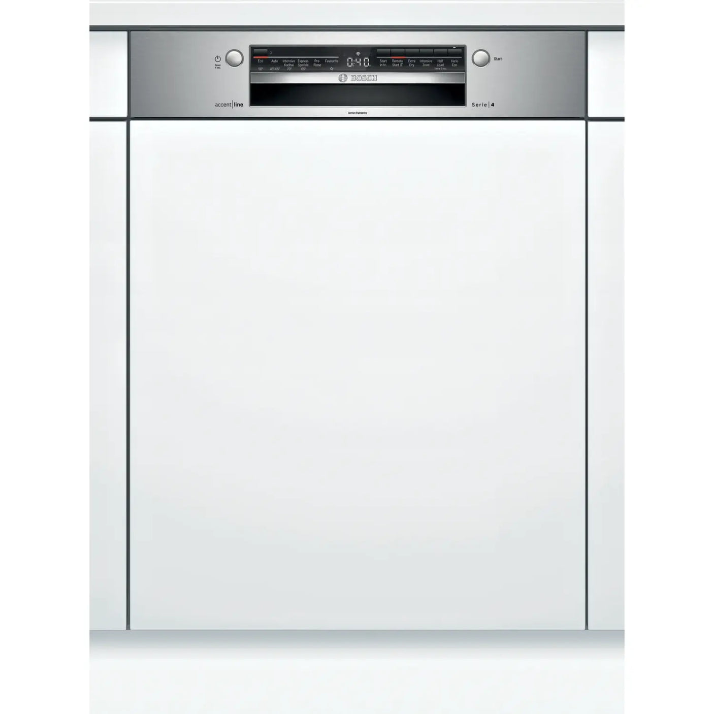 Bosch Serie | 4 semi-integrated In Built dishwasher 60 cm Stainless steel SMI4IVS00I