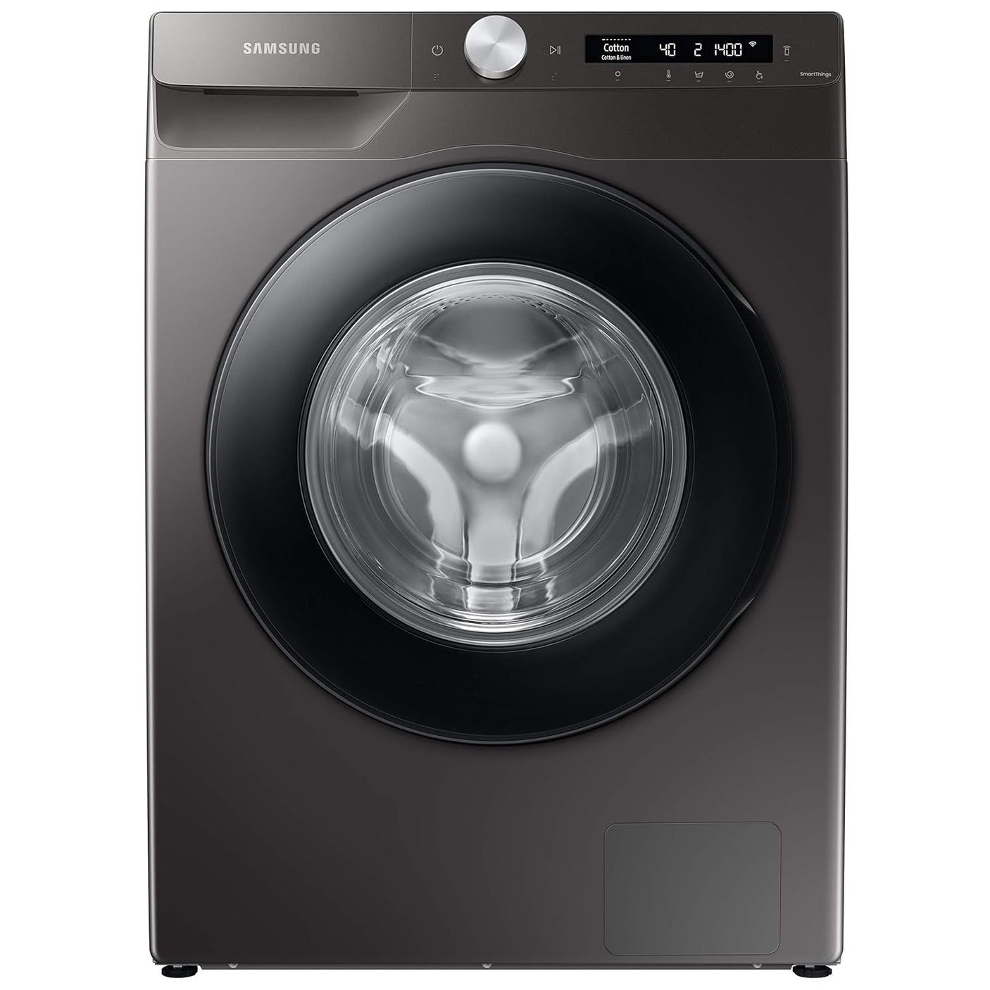 Samsung 8 Kg Wi-Fi Enabled Inverter Fully-Automatic Front Loading Washing Machine (WW80T504DAN1, Inox, AI Control)