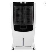 Bajaj Mighty 95 95L Desert Air Cooler with DuraTuff Pro Motor (3-Yr Warranty by Bajaj), Ice Chamber, Antibacterial Hexacool Technology, 100 feet Air Throw & 3-Speed Control, White Air Cooler for home