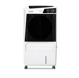 Hindware Smart Appliances Fascino 100L Desert Air Cooler with Honeycomb Pads, Inverter Compatible, Castor wheels with High Air Delivery (Black & White)