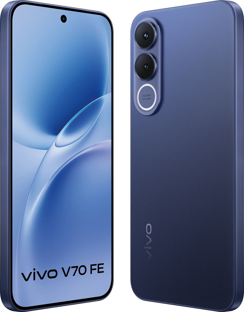 Vivo V70 FE 8GB/128GB | Dimensity 7300, 50MP OIS Camera, 6500mAh Battery, 90W, Marina Blue