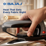 Bajaj DX-2 dry iron packaging