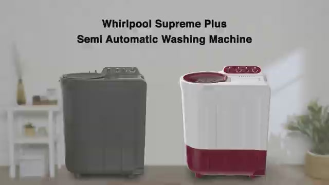 Whirlpool Ace 7.5kg Super Soak Grey Dazzle Semi Automatic Top