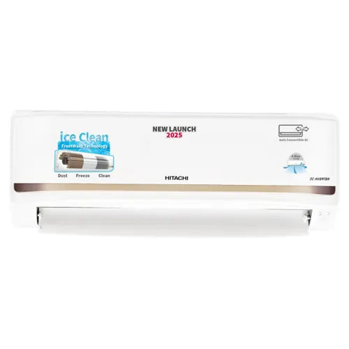 Hitachi 2024 Model 2 Ton 3 Star Split Inverter AC - White,(RASG324PCCISS)