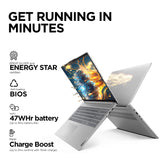Lenovo IdeaPad Slim 3 Intel Core i3 13th Gen Windows 11 Home Laptop, 82X700HMIN ( Arctic Grey,8GB-512GB )