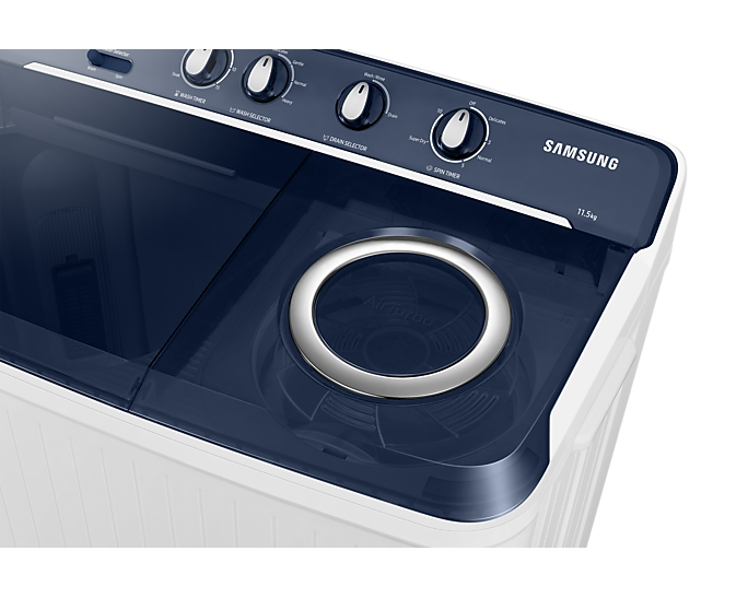 Samsung 11.5kg Semi-Auto Washer (Light Gray, Air Turbo Technology) (WT11A4600LL)