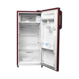 Midea 190 L 2 Star Direct Cool Refrigerator (Wine Flower, Handle) MRD190D2HPCW