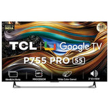 TCL 138.71 cm (55 inch) QLED Ultra HD (4K) Smart Android TV  (55P755 PRO)