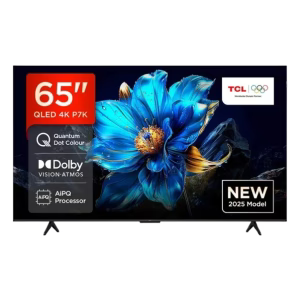 TCL P7K 164 cm (65 inch) QLED Ultra HD (4K) Smart Google TV 2025 Edition with Dolby Vision- Atmos 35W | ONKYO 2.1ch with Subwoofer| Game Master  (65P7K)