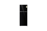 LG 343L 2 Star Double Door Refrigerator, Convertible, Smart Diagnosis™, Black Mirror Finish, GL-S382SBMY