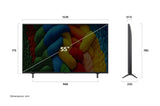 LG 139cm (55) NANO 85A Smart TV with α7 AI Processor 4K Gen8, Filmmaker Mode with Dolby Atmos (55NANO85A6A) 2025